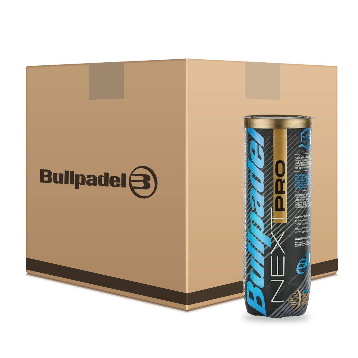 BullPadel Короб мячей NEXT 72 мяча