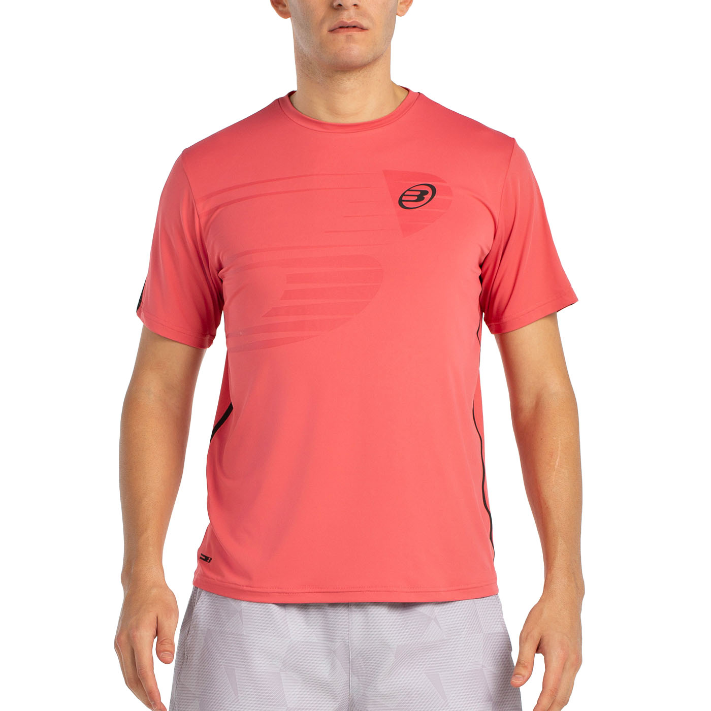 BullPadel Футболка мужская MOECHE (алый красный)