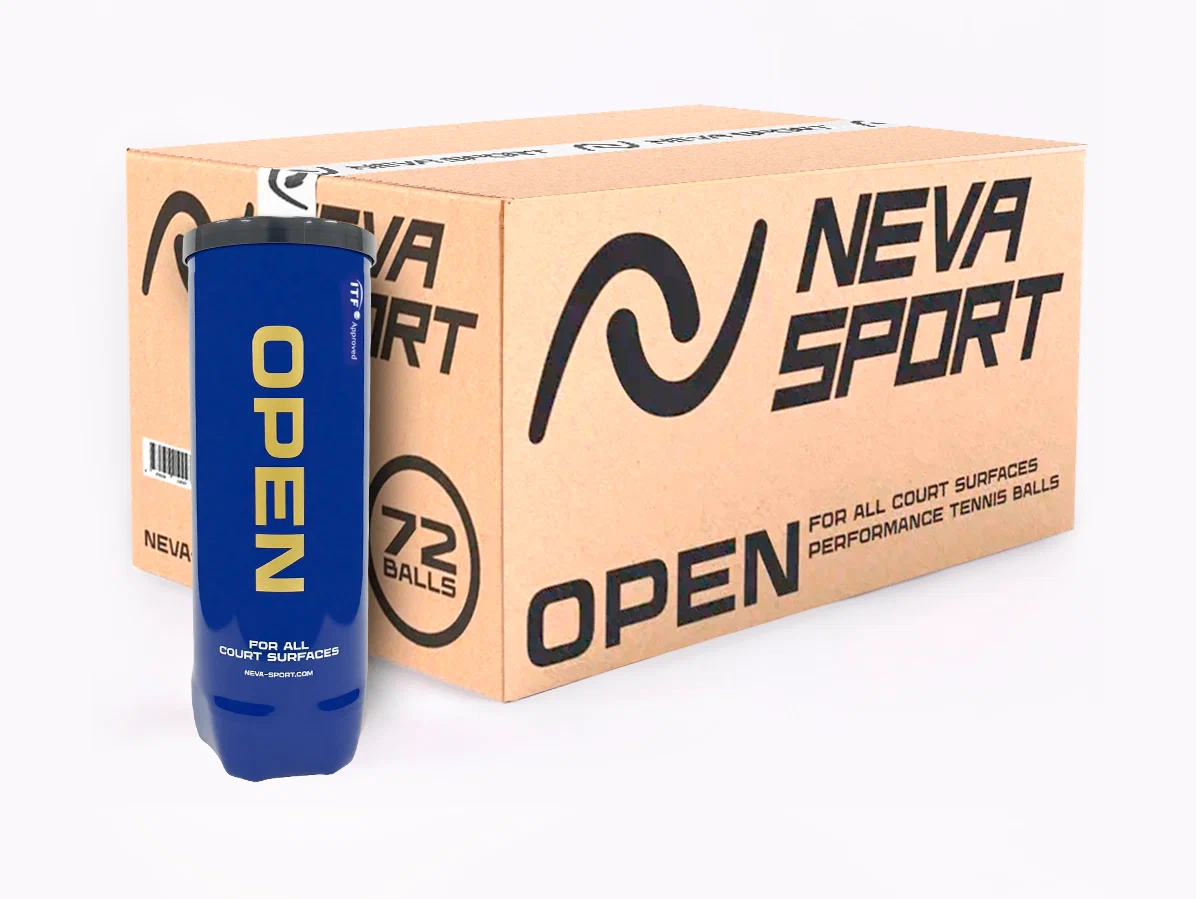 Мячи NEVA SPORT OPEN X3 - коробка 24 банки